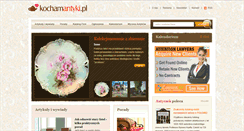 Desktop Screenshot of kochamantyki.pl